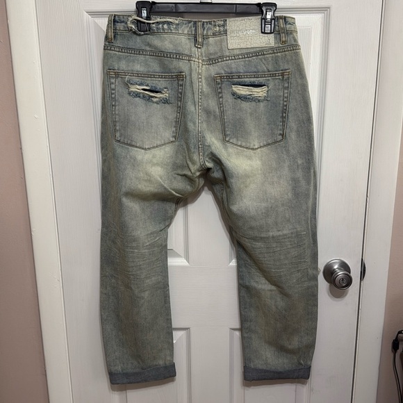 NWT One Teaspoon Trashed Saints Boyfriend Jeans Montanna Size 27 - Picture 8 of 9